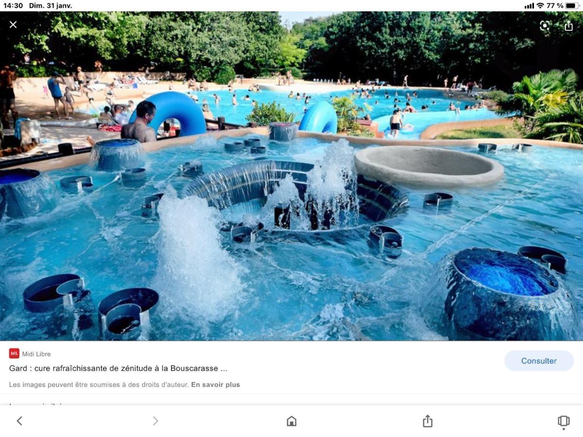Des Oliviers 3 Min A Pied Du Centre D'uzès Parking Piscine Appartement